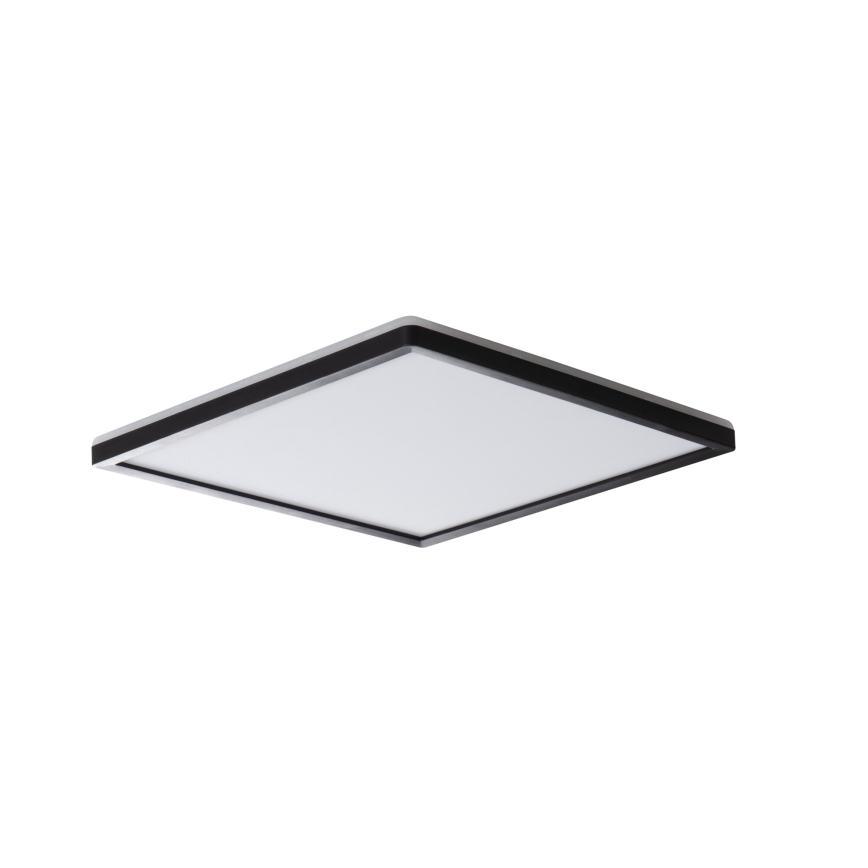 LED стельовий світильник AZPO LED/17,5W/230V 3000/4000/6000K 30x30 cm IP54 чорний