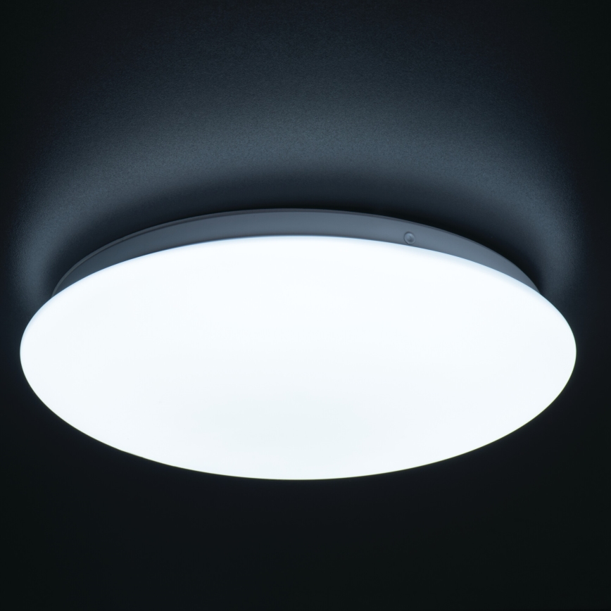 LED стельовий світильник для ванної кімнати з датчиками руху та сутінок CORSO LED/24W/230V 3000/4000/6500K pr. 38 cm IP44