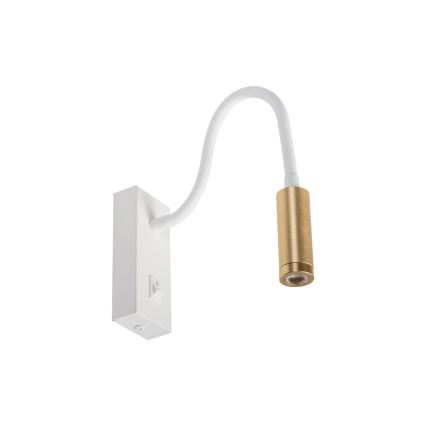 Гнучка LED-лампа TONIL LED/3,3W/230V біла/золота