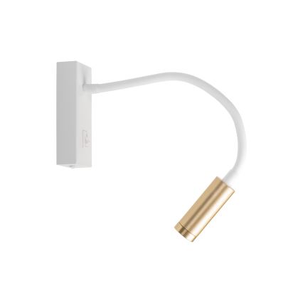 Гнучка LED-лампа TONIL LED/3,3W/230V біла/золота