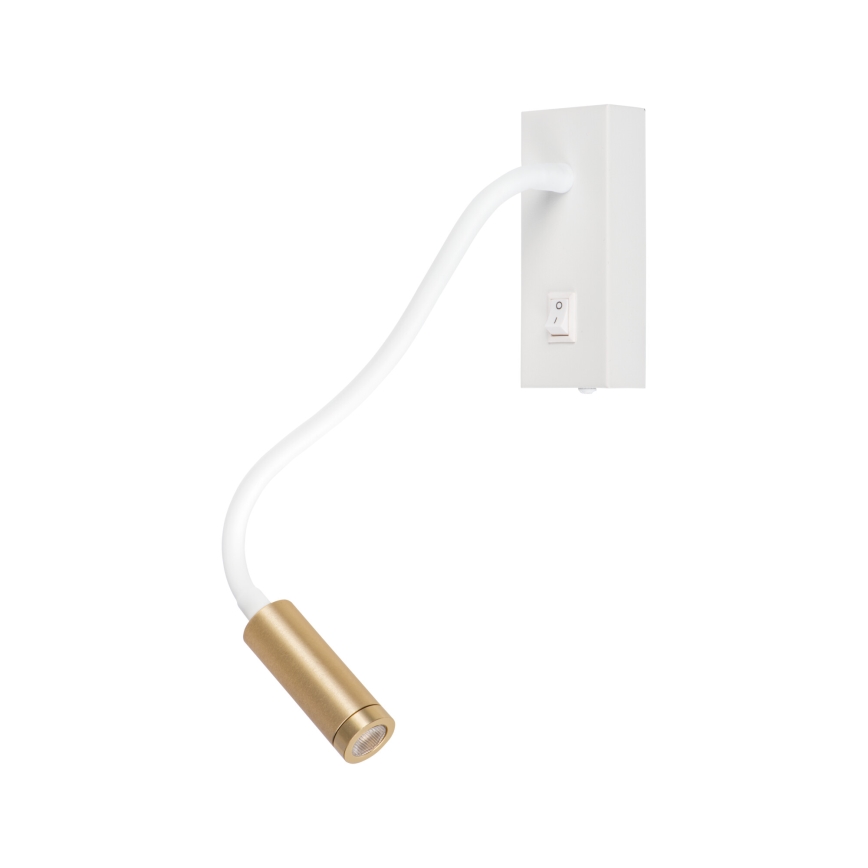Гнучка LED-лампа TONIL LED/3,3W/230V біла/золота