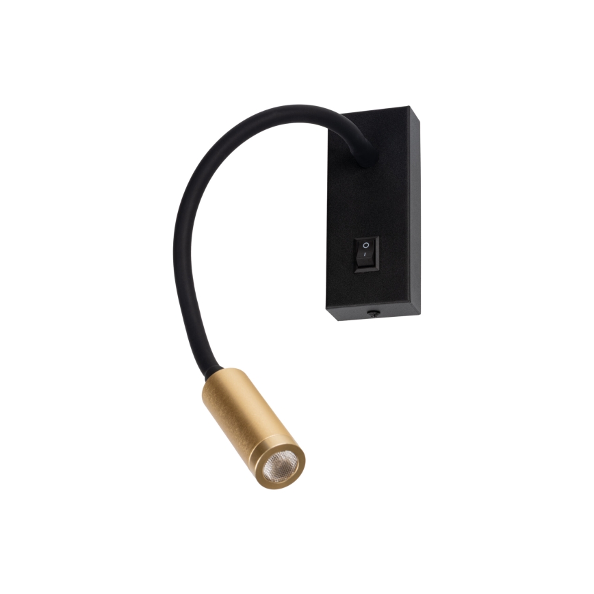 LED гнучка настільна лампа TONIL LED/3,3W/230V чорна/золота