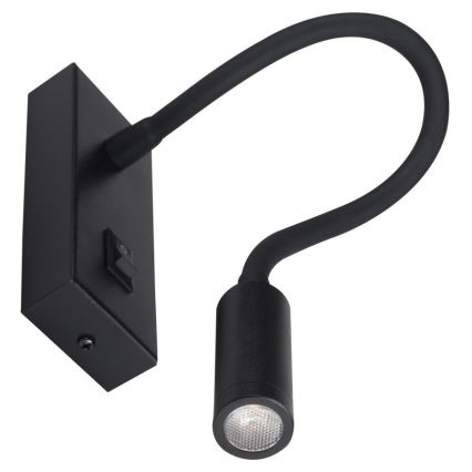 Гибкая светодиодная лампа TONIL LED/2,7W/230V черная