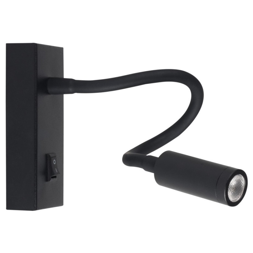 Гнучка світлодіодна лампа TONIL LED/2,7W/230V чорна