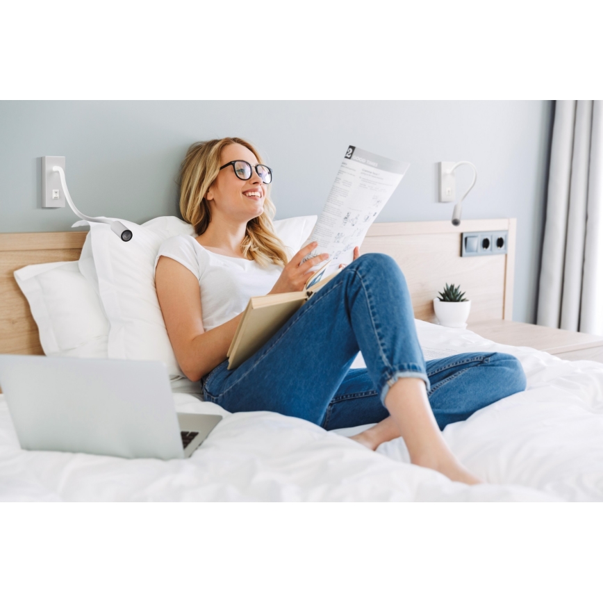 Гнучка світлодіодна лампа TONIL LED/2,7W/230V біла