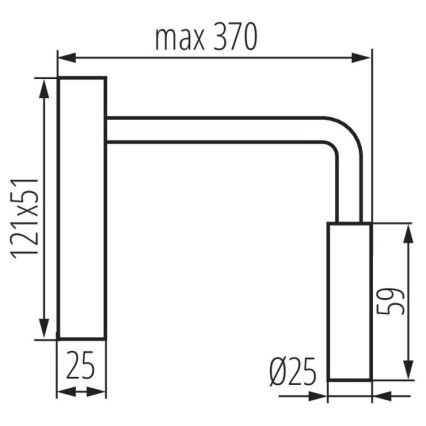 Настінна LED лампа TONIL LED/2,7W/230V білий