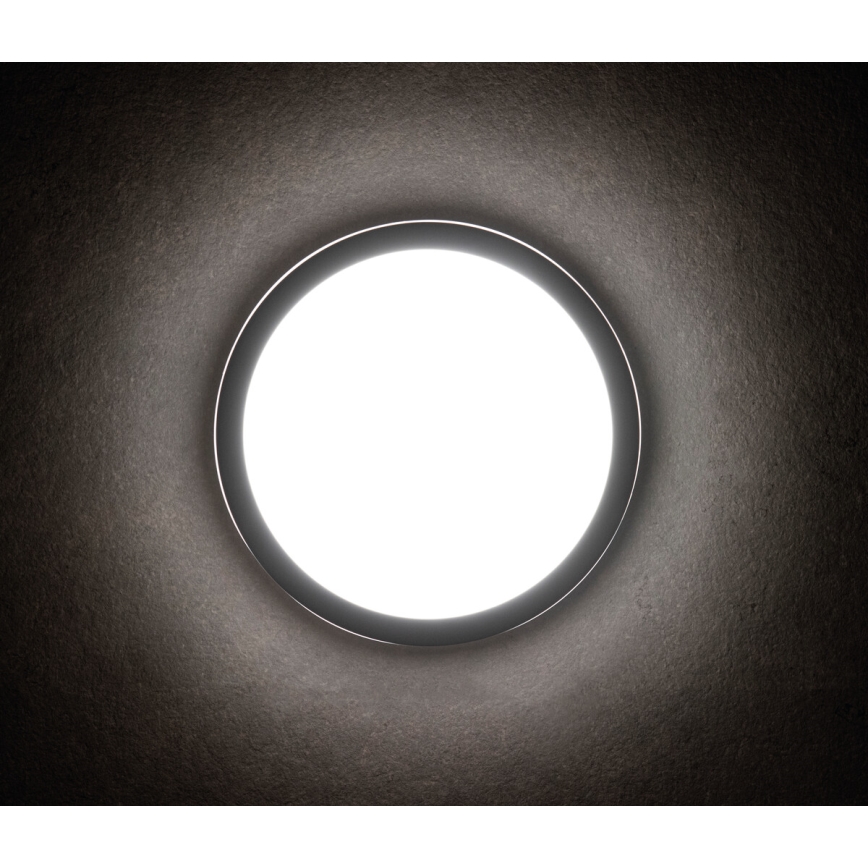 Вуличний LED світильник з датчиком BENO LED/18W/230V 4000K антрацит IP54