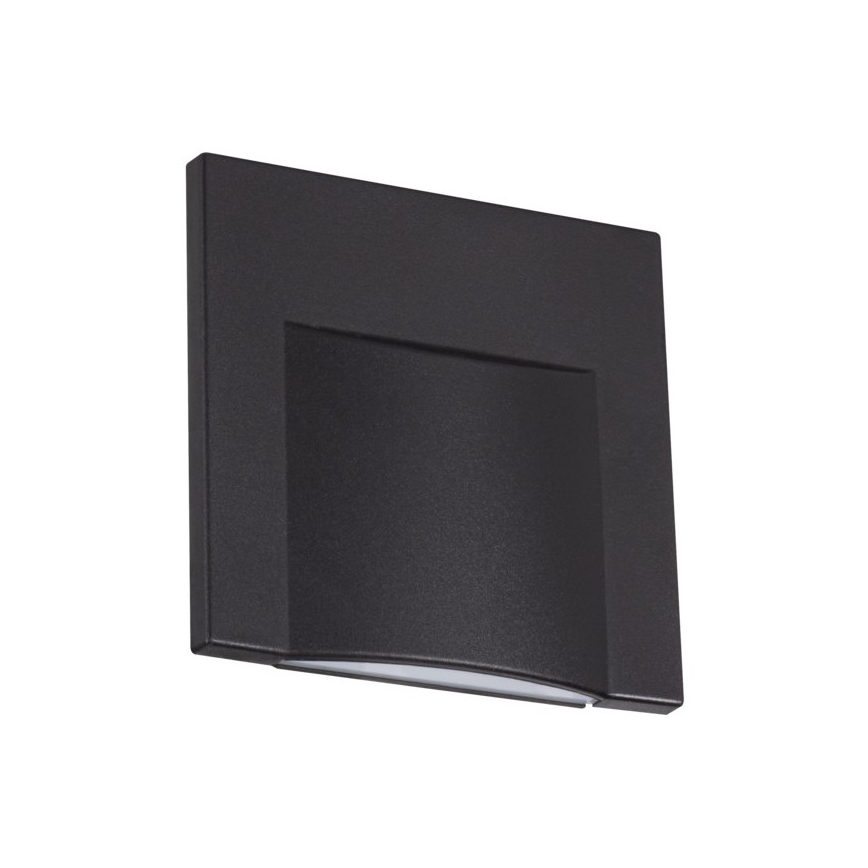 LED Світильник для підсвітки сходів ERINUS LED/0,8W/12V 3000K чорний