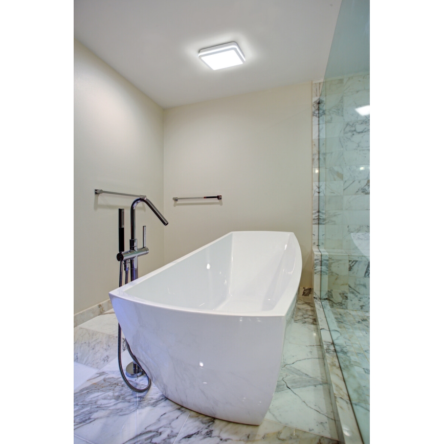 Вуличний світлодіодний стельовий світильник BENO LED/24W/230V IP54 біла