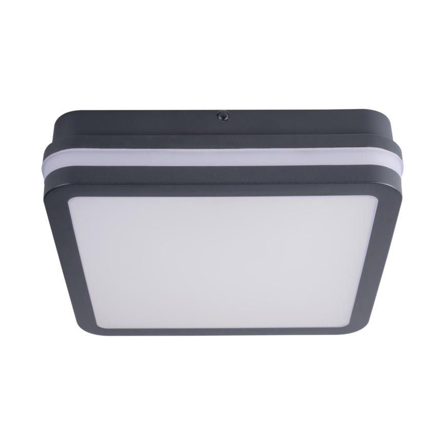 Светодиодный уличный потолочный светильник с датчиком BENO LED/24W/230V 4000K антрацит IP54