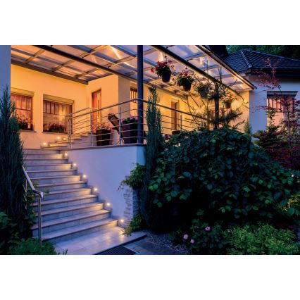 Светодиодный встраиваемый светильник GLASI LED/3W/230V 4000K IP44 черный