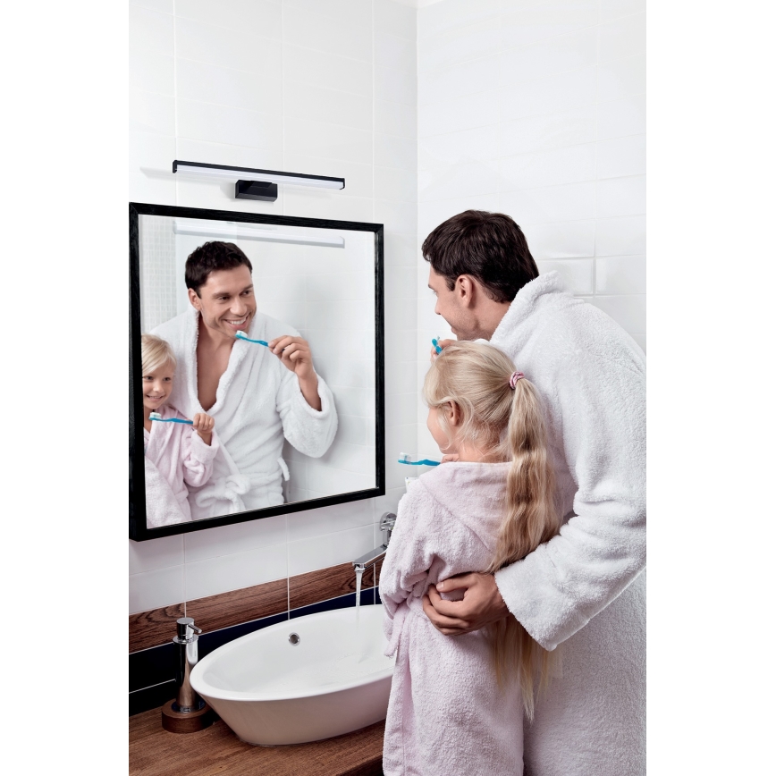 Светодиодная подсветка для зеркала в ванной комнате ASTIM LED/8W/230V IP44 черный
