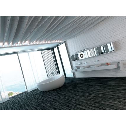 LED Підсвітка для дзеркала для ванної кімнати ASTIM LED/12W/230V IP44 чорний