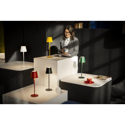LED Настільна акумуляторна лампа з регулюванням яскравості INITA LED/1,2W/1800 mAh IP54 жовтий