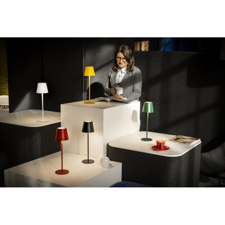 LED Настільна акумуляторна лампа з регулюванням яскравості INITA LED/1,2W/1800 mAh IP54 жовтий