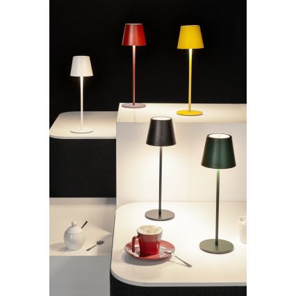 LED Настільна акумуляторна лампа з регулюванням яскравості INITA LED/1,2W/1800 mAh IP54 білий