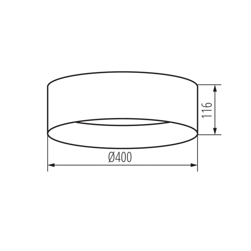 Стельовий LED світильник RIFA LED/17,5W/230V 3000K білий