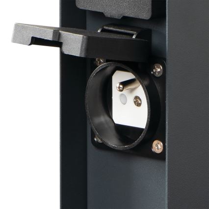 Уличная розеточная колонна DASTO 2Z Type E 230V IP44 антрацит