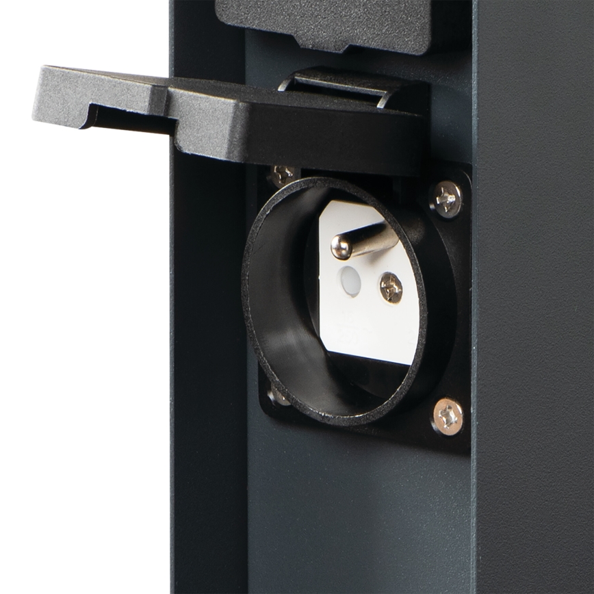 Вулична розеткова колона DASTO 2Z Typ E 230V IP44 антрацит