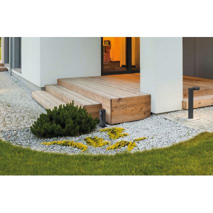 Вулична розеткова колона NASTO 2Z Typ E 230V IP44 антрацит