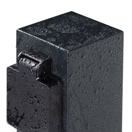 Вулична розеткова колона NASTO 2Z Typ E 230V IP44 антрацит
