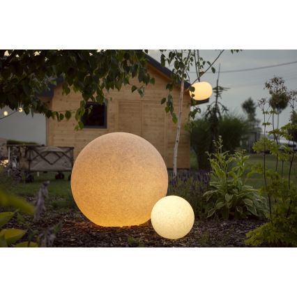 Уличный светильник STONO 1xE27/15W/230V диаметр 31,5 см IP65