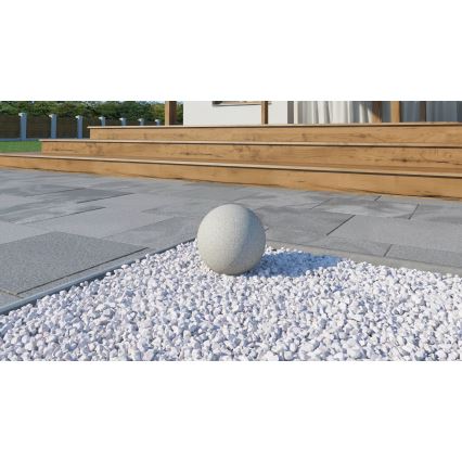 Уличный светильник STONO 1xE27/15W/230V диаметр 31,5 см IP65