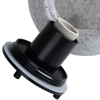 Уличный светильник STONO 1xE27/15W/230V диаметр 31,5 см IP65