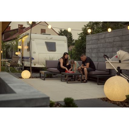 Вуличний світильник STONO 1xE27/15W/230V, діаметром 31,5 см, ступінь захисту IP65