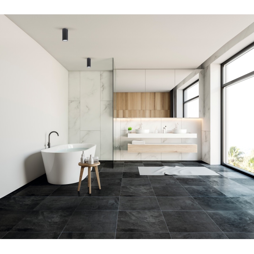 Точечный светильник для ванной комнаты AQILO 1xE14/10W/230V IP65 антрацит