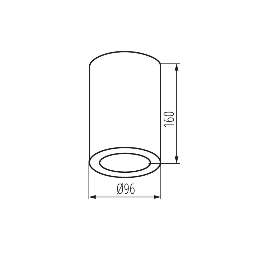 Точечный светильник для ванной комнаты AQILO 1xE27/20W/230V IP65 антрацит