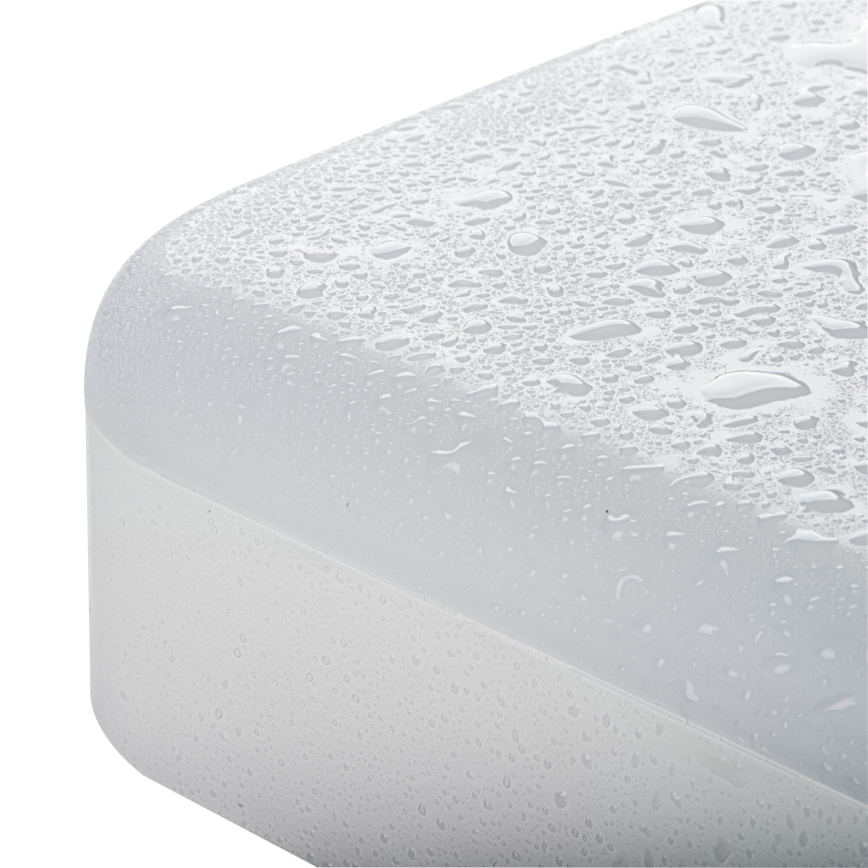 Світлодіодний технічний стельовий світильник IPER LED/19W/230V IK10 IP65 квадратний білий