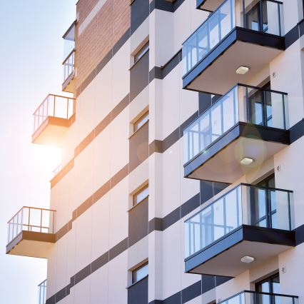 Світлодіодний технічний стельовий світильник IPER LED/35W/230V IK10 IP65 квадратний білий