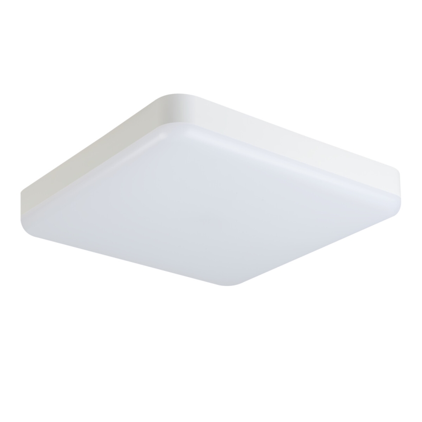 Світлодіодний технічний стельовий світильник з датчиком руху IPER LED/35W/230V IK10 IP65 квадратний білий