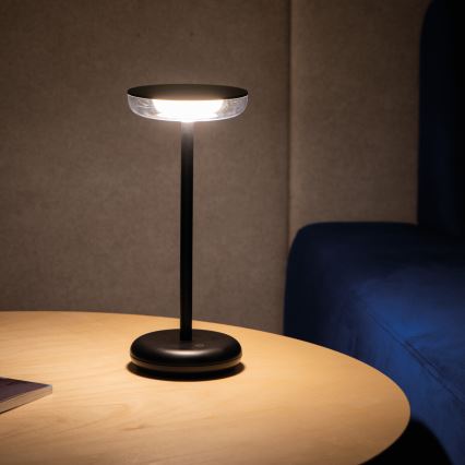 Kanlux 37311 - Светодиодная аккумуляторная лампа с регулированием яркости FLUXY LED/1,7W/1800 mAh IP44 черный