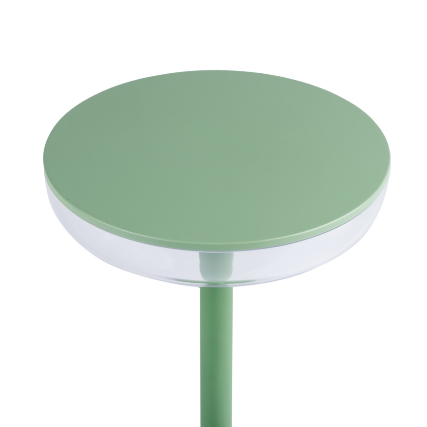 Kanlux 37313- Акумуляторна LED лампа з регулюванням яскравості FLUXY LED/1,7W/1800 mAh IP44 зелений