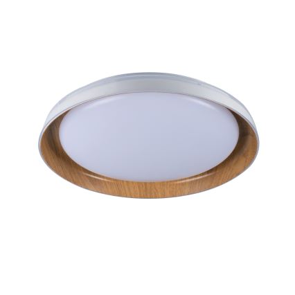 Стельовий LED світильник NIFU LED/17,8W/230V діаметр 43 см білий/коричневий
