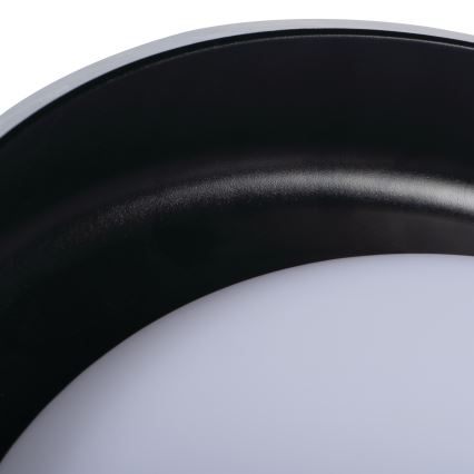 Стельовий LED світильник NIFU LED/17,8W/230V діаметр 43 см білий/чорний