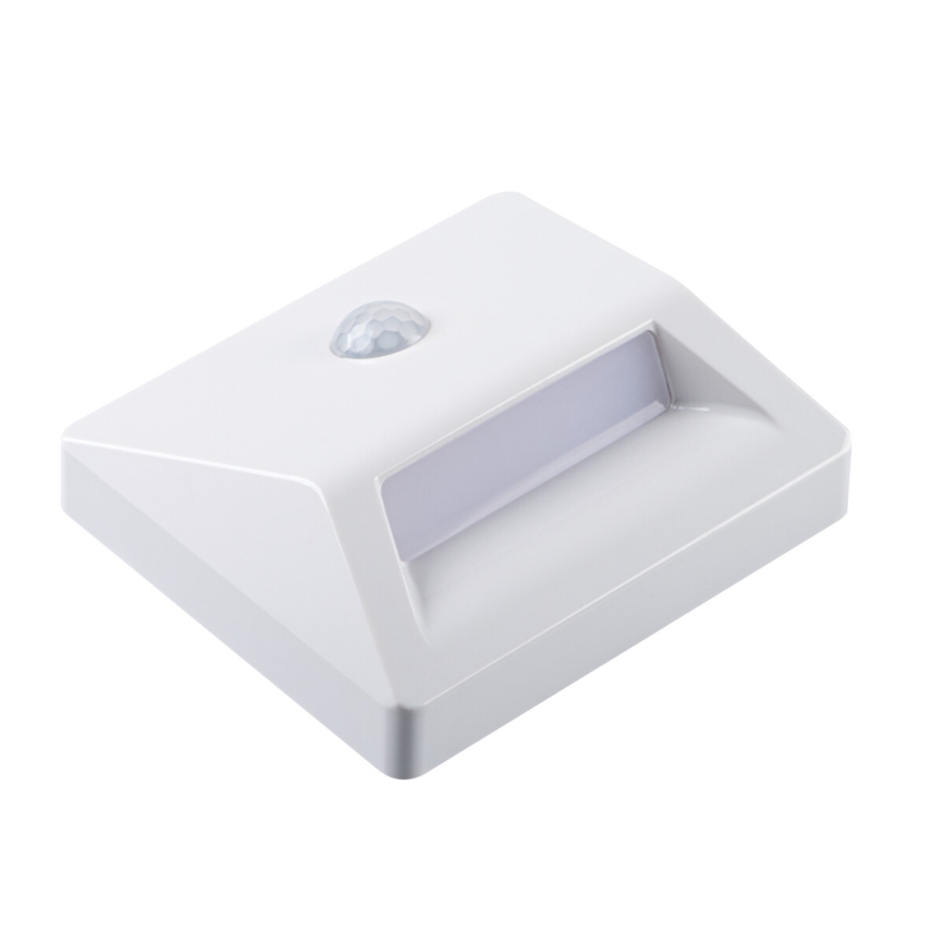 Kanlux 37392 - LED Вбудований світильник з датчиком руху та освітленості IRS LED/0,3W/3xAAA IP54 білий