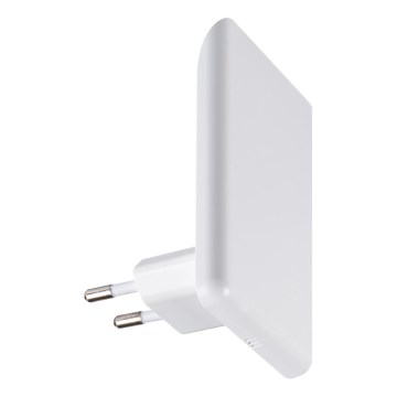 Kanlux 37394 - Светодиодный навигационный светильник в розетку с датчиком освещенности ORISA LED/0,28W/230V белый