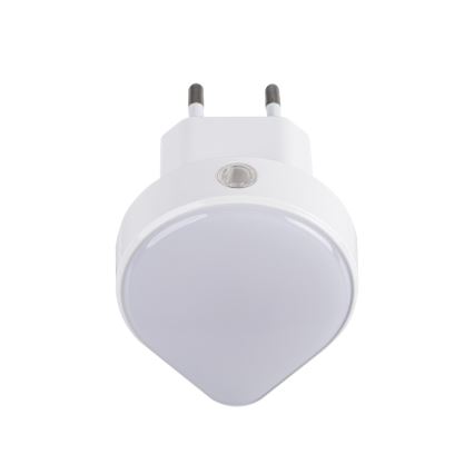 Kanlux 37396 - LED з регулюванням яскравості навігаційний світильник з датчиком освітленості в розетку ULOV LED/0,5W/230V білий