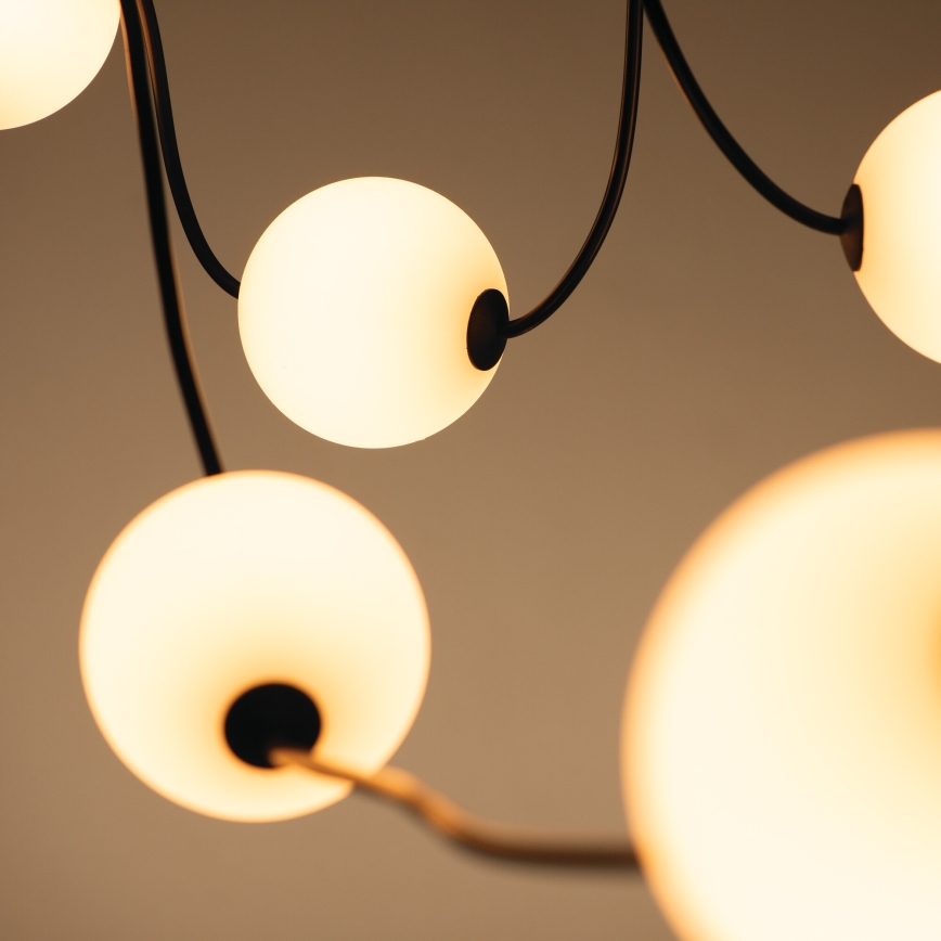 Светодиодная уличная декоративная гирлянда GARLAND STONO 10xLED/10W/230V 6 м IP67