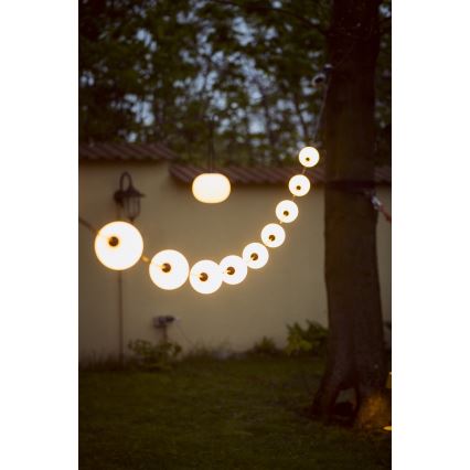 Вулична декоративна LED гірлянда ГІРЛЯНДА STONO 10xLED/10W/230V 6 м IP67