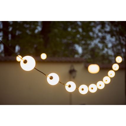 Вулична декоративна LED гірлянда ГІРЛЯНДА STONO 10xLED/10W/230V 6 м IP67