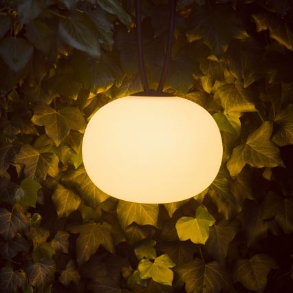 LED Вуличний акумуляторний підвісний світильник з регулюванням яскравості STONO LED/1W/3000 mAh IP54
