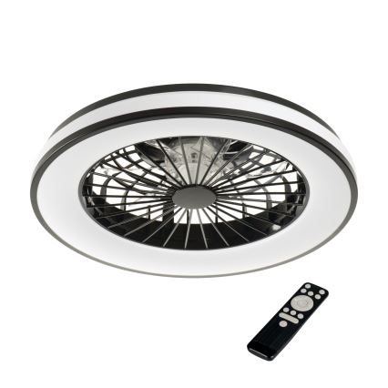 LED RGBW Стельовий світильник з вентилятором та регулюванням яскравості PLAVE LED/48W/230V 3000/4000/6500K + пульт дистанційного керування