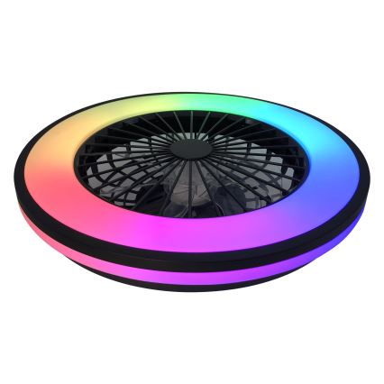 LED RGBW Стельовий світильник з вентилятором та регулюванням яскравості PLAVE LED/48W/230V 3000/4000/6500K + пульт дистанційного керування