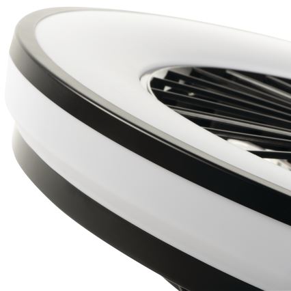 LED RGBW Стельовий світильник з вентилятором та регулюванням яскравості PLAVE LED/48W/230V 3000/4000/6500K + пульт дистанційного керування