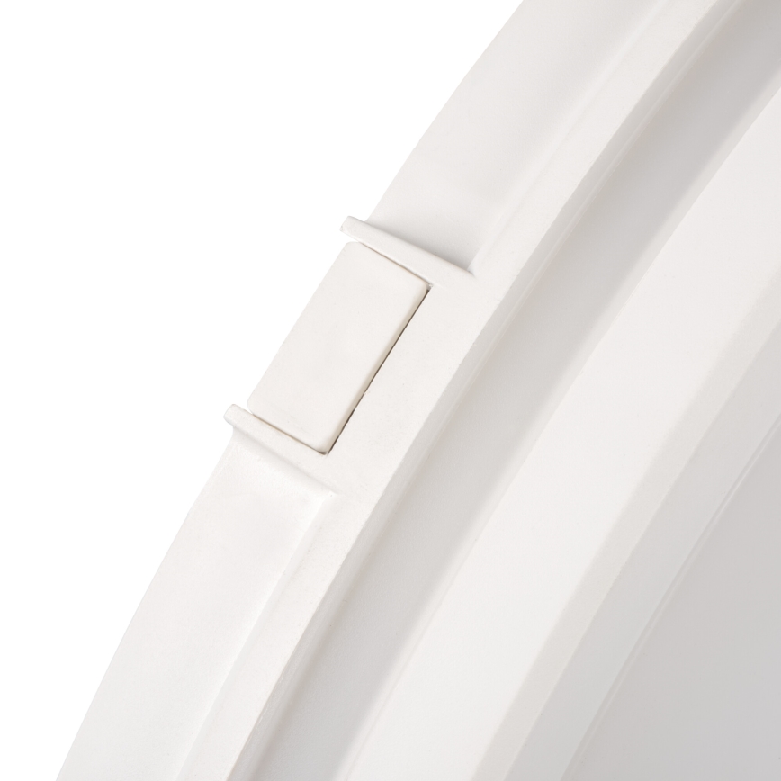 Вуличний світлодіодний стельовий світильник BENO ECO LED/20W/230V 3000/4000/6500K діаметр 20 см IP65 білий