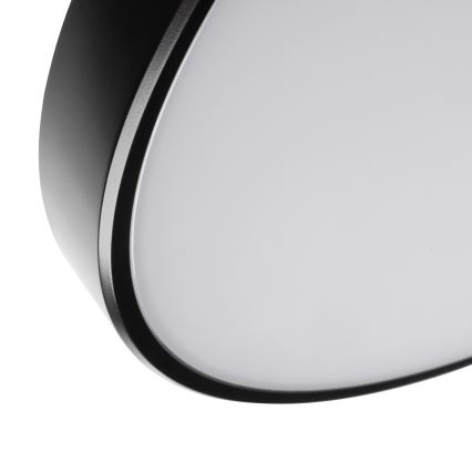 Світлодіодний стельовий світильник з регулюванням яскравості PLAFON LED/20W/230V 3000-6500K Wi-Fi чорний